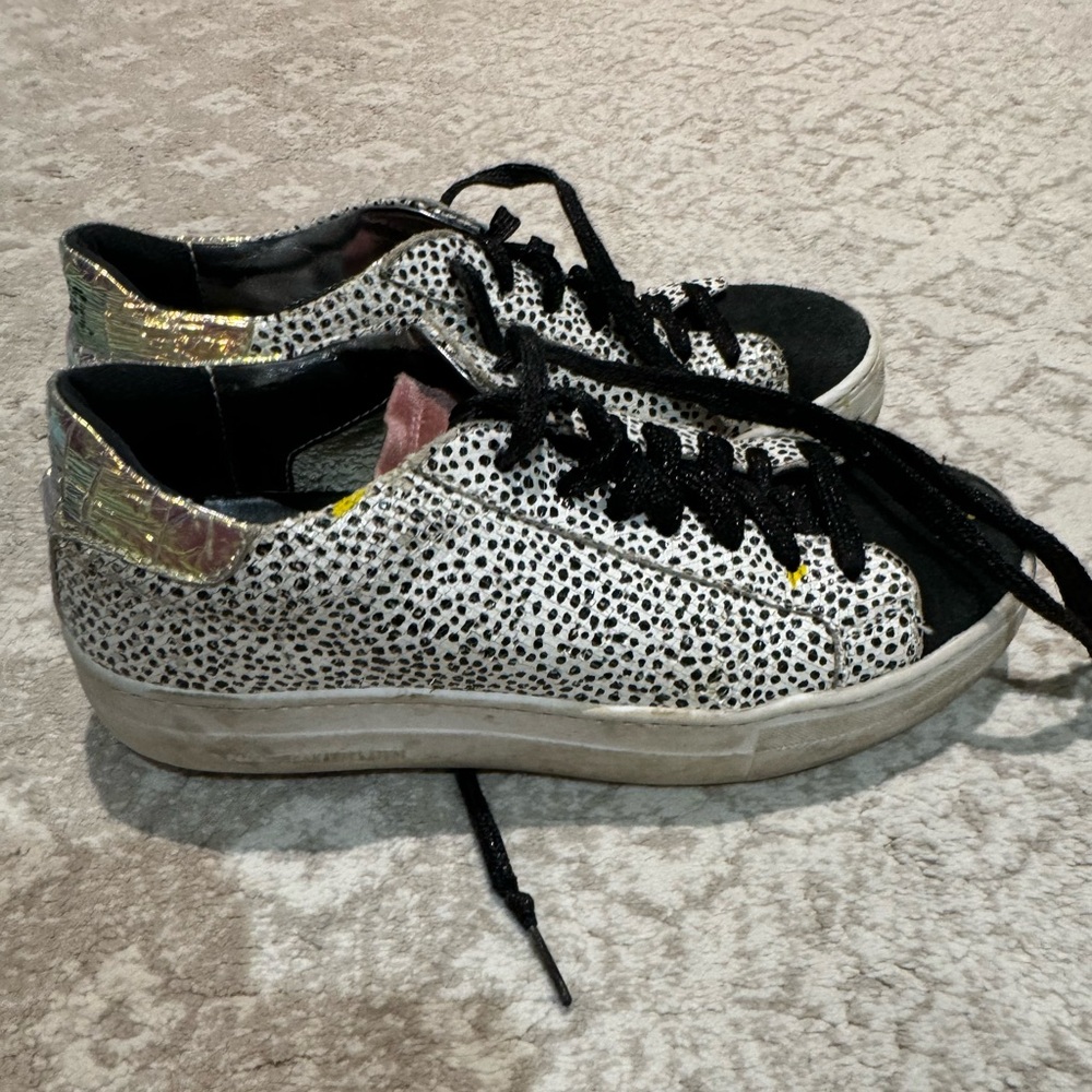P448 Black and White Sneakers